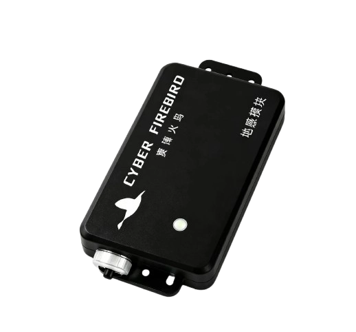 CYBER FIREBIRD ground induction sensing module designed for automated go-kart lap timing and zone speed restriction.